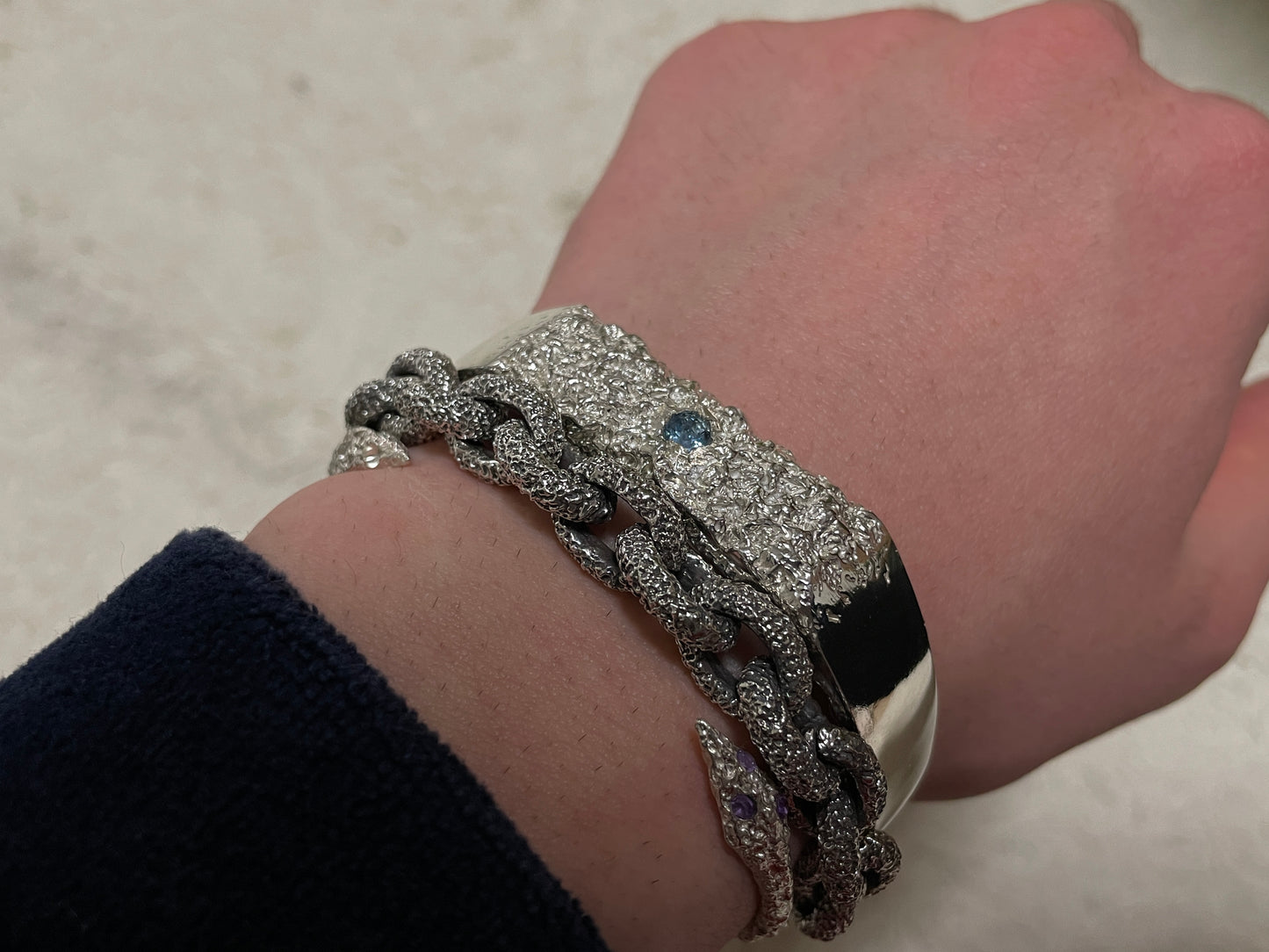 CHAIN BRACELET  1-2[燻］